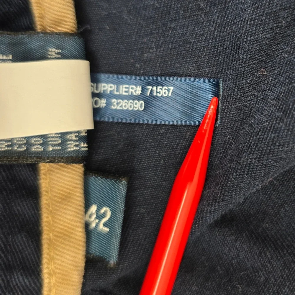 Polo Ralph Lauren‎ Classic Chino Cargo Shorts Mens Size 42 Navy Blue Cotton